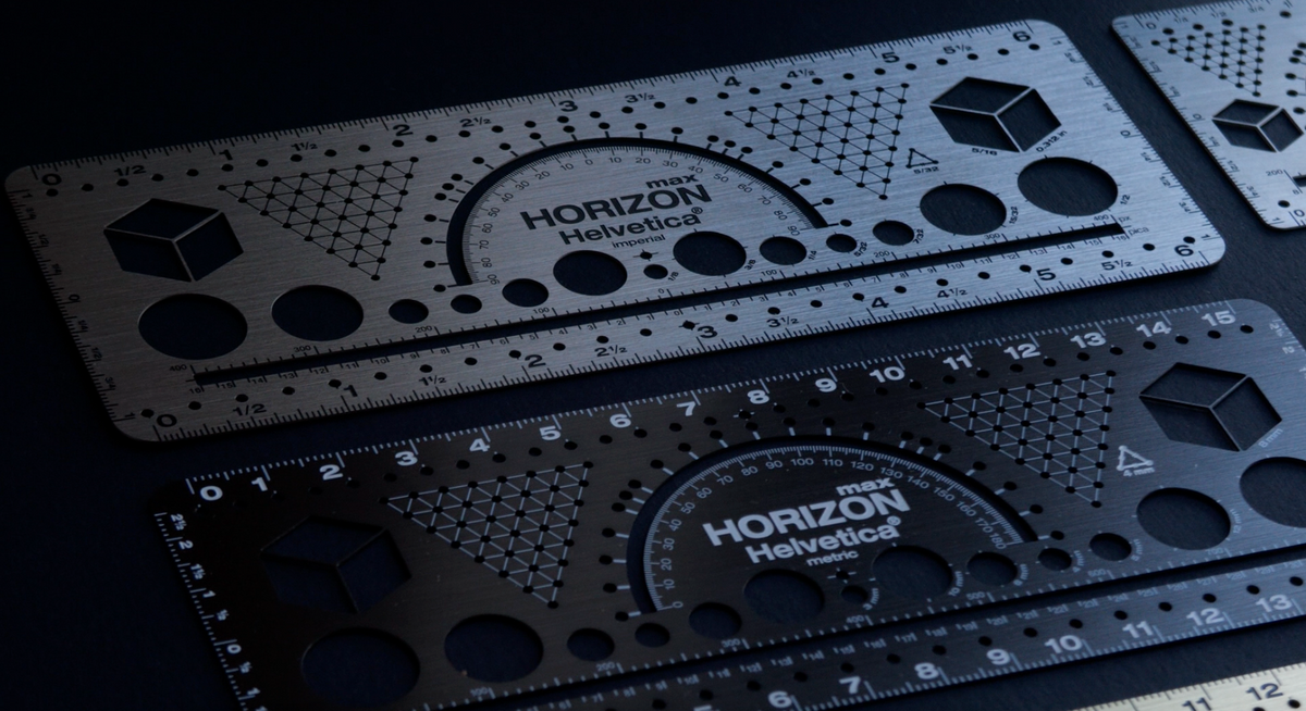 Horizon Ruler Horizon Helvetica® & More | Tools for Design and Everyday Creativity ...