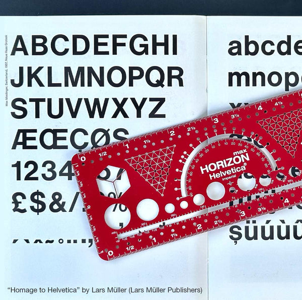 Horizon Ruler Our Homeage to Helvetica · Horizon Ruler